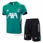 Tracksuit Liverpool Short Sleeve 2025-2026 Green - Shorts