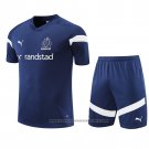 Tracksuit Olympique Marseille Short Sleeve 2022-2023 Blue - Shorts