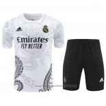 Tracksuit Real Madrid Dragon Short Sleeve 2024-2025 White - Shorts