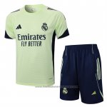 Tracksuit Real Madrid Short Sleeve 2025-2026 Green - Shorts