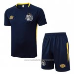 Tracksuit Santos Short Sleeve 2025-2026 Blue - Shorts