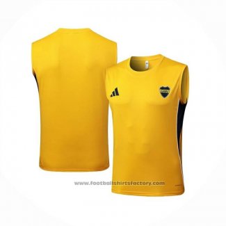 Training Shirt Boca Juniors Without Sleeves 2025-2026 Yellow