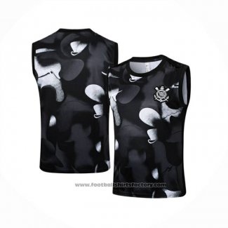 Training Shirt Corinthians Without Sleeves 2025-2026 Black