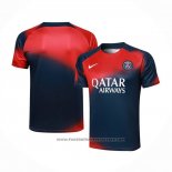 Training Shirt Paris Saint-Germain 2023-2024 Red and Blue