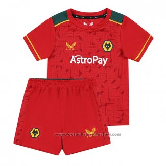 Wolves Away Shirt Kids 2023-2024