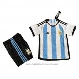 Argentina Home Shirt Kids 2022