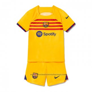 Barcelona Fourth Shirt Kids 2022-2023