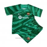 Barcelona Goalkeeper Shirt Kids 2023-2024 Green