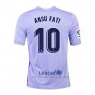 Barcelona Player Ansu Fati Away Shirt 2021-2022
