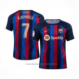 Barcelona Player O.dembele Home Shirt 2022-2023