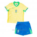 Brazil Home Shirt Kids 2024