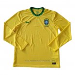 Brazil Home Shirt Long Sleeve 2020-2021
