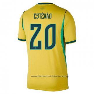 Brazil Player Estevao Home Shirt 2026