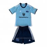 Hamburger Away Shirt Kids 2023-2024