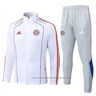 Jacket Tracksuit Bayern Munich Kids 2025-2026 White