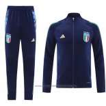 Jacket Tracksuit Italy 2024-2025 Blue