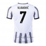 Juventus Player Vlahovic Home Shirt 2022-2023