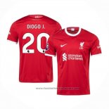 Liverpool Player Diogo J. Home Shirt 2023-2024