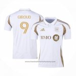 Los Angeles FC Player Olivier Giroud Away Shirt 2025