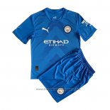 Manchester City Goalkeeper Shirt Kids 2022-2023 Blue