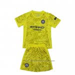 Manchester City Goalkeeper Shirt Kids 2025-2026 Yellow