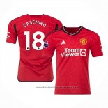 Manchester United Player Casemiro Home Shirt 2023-2024