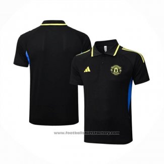 Polo Manchester United 2025-2026 Black Yellow