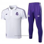 Polo Set Real Madrid 2025-2026 White Purple