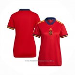 Spain Home Shirt Womens Euro 2022