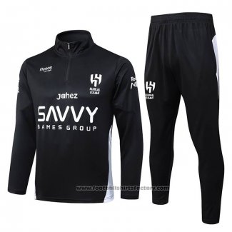Sweatshirt Tracksuit Al Hilal Kids 2025-2026 Black
