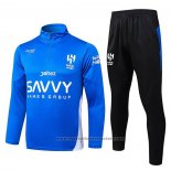 Sweatshirt Tracksuit Al Hilal Kids 2025-2026 Blue