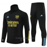 Sweatshirt Tracksuit Arsenal Kids 2023 Black