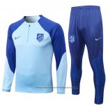 Sweatshirt Tracksuit Atletico Madrid 2022-2023 Blue