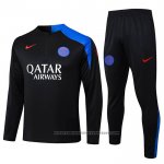 Sweatshirt Tracksuit Paris Saint-Germain Kids 2025-2026 Black