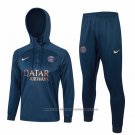 Sweatshirt Tracksuit Paris Saint-Germain Kids 2023-2024 Blue Oscuro