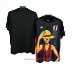 Thailand Japan Cartoon Shirt 2025-2026 Black