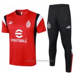 Tracksuit AC Milan Short Sleeve 2023-2024 Red