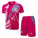 Tracksuit Flamengo Short Sleeve 2025-2026 Pink - Shorts