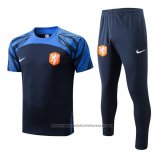 Tracksuit Holland Short Sleeve 2022-2023 Blue