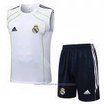 Tracksuit Real Madrid Without Sleeves 2025-2026 White Green