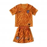 United States Goalkeeper Shirt Kids 2024 Orange
