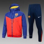 Windbreaker Suit Barcelona 2024-2025 Red