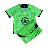 Wolfsburg Home Shirt Kids 2022-2023