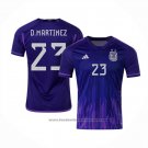 Argentina Player D.martinez Home Shirt 2022