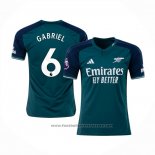 Arsenal Player Gabriel Third Shirt 2023-2024
