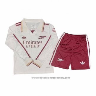 Arsenal Third Shirt Long Sleeve Kids 2025-2026