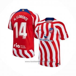 Atletico Madrid Player M.llorente Home Shirt 2022-2023