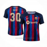 Barcelona Player Gavi Home Shirt 2022-2023