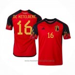 Belgium Player de Ketelaere Home Shirt 2022
