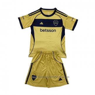 Boca Juniors Away Shirt Kids 2025